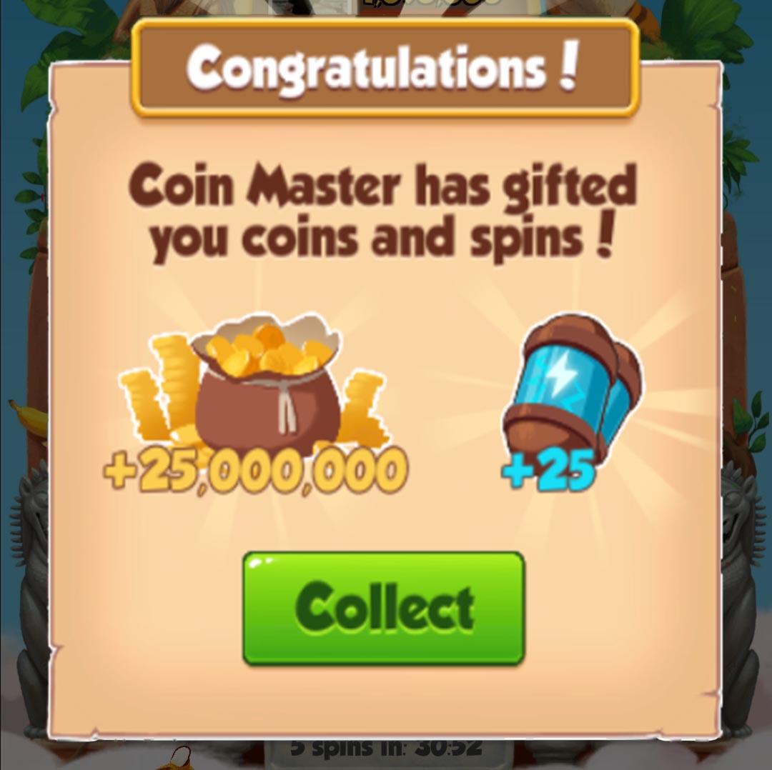 Coin master free spins and coins today gift reward